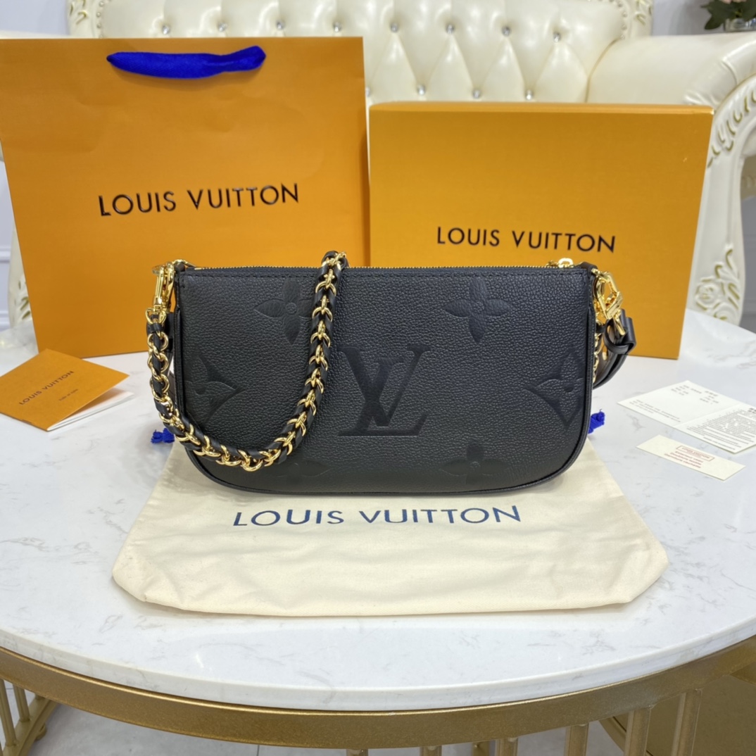 Louis Vuitton MULTI POCHETTE ACCESSOIRES Monogram M80399 Black